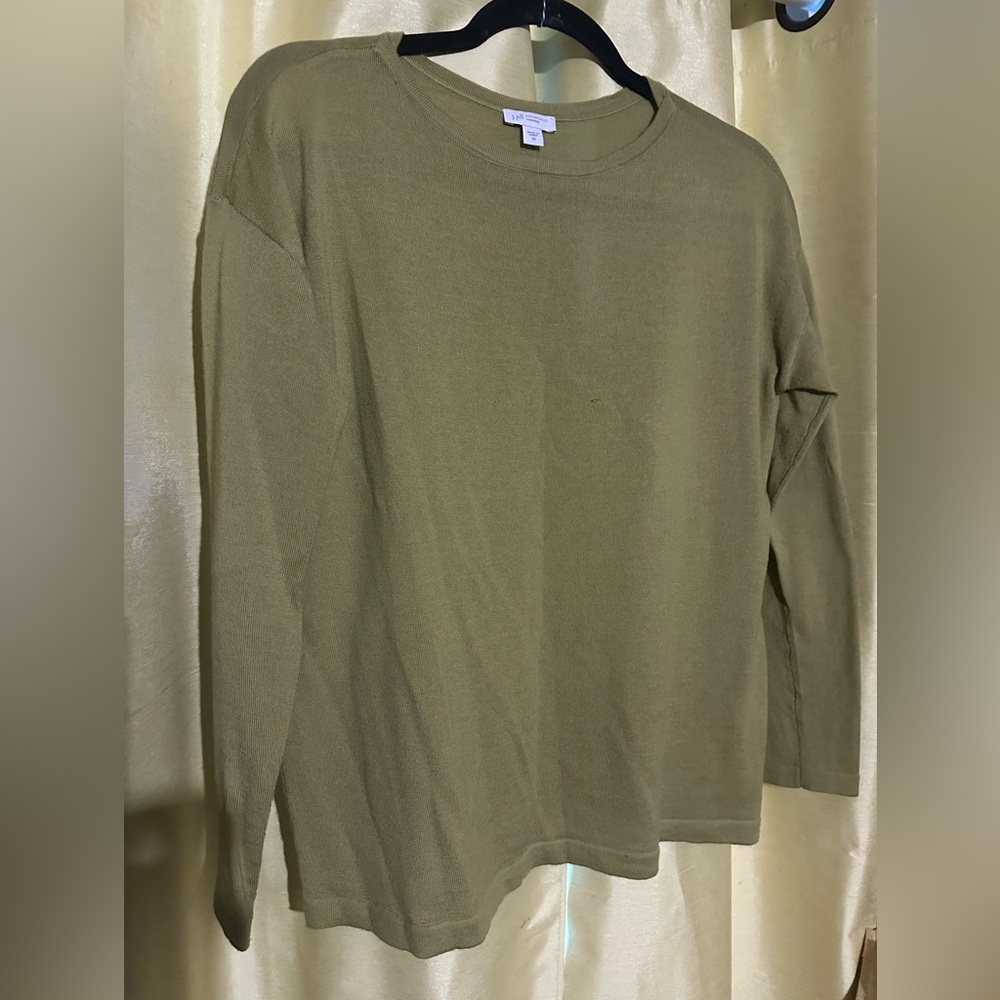 J.Jill merino wool size XS women sweater green